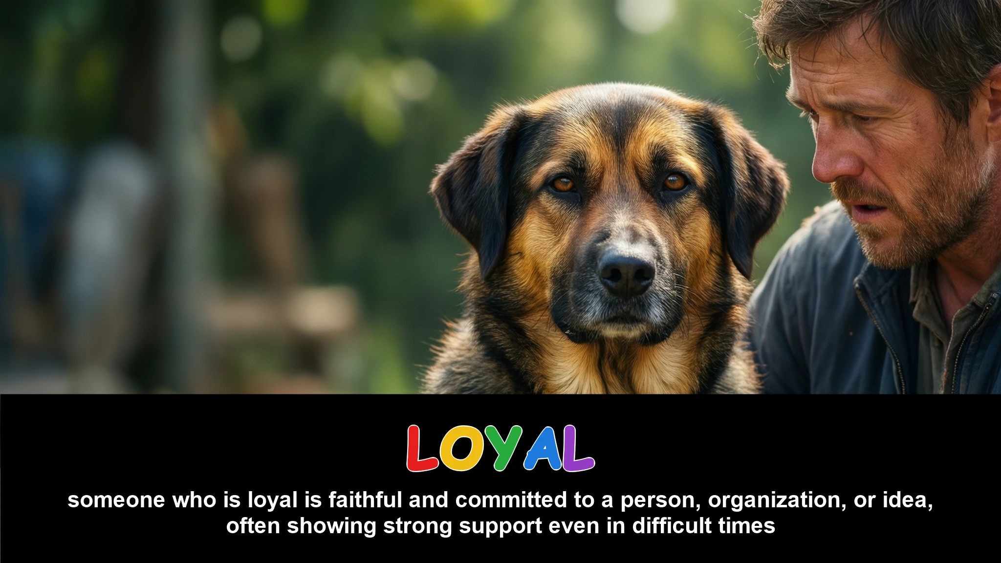 English Illustration for loyal